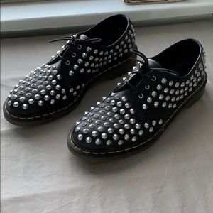 Dr martens studded men’s leather uk10 us10.5 black